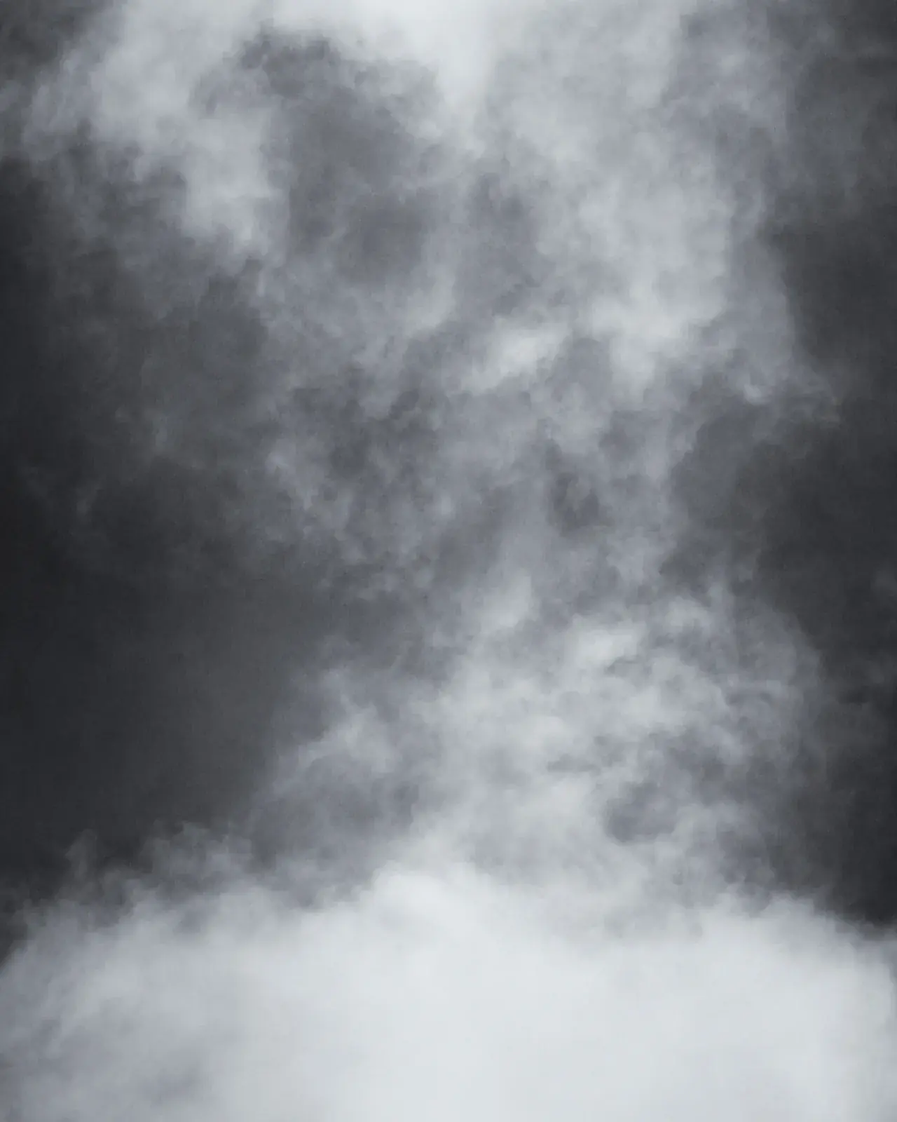 Monochrome storm clouds